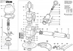 Bosch 0 607 355 100 2.5 KW Pneumatic Vertical Grinde Spare Parts